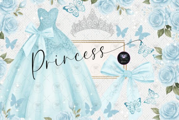 Download Princess Quinceañera Blue Clipart - Blue clipart Collection