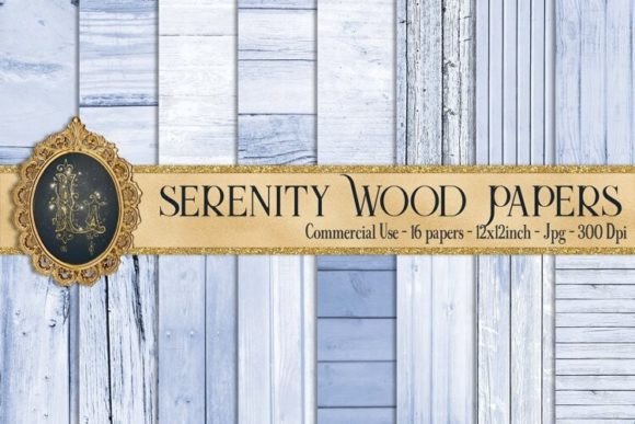 Download Serenity Wood Texture Digital Papers - Premium Resources