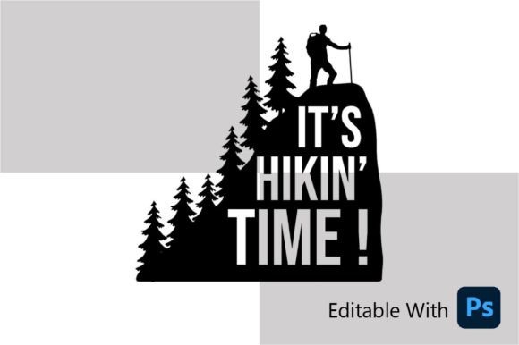 Download Hiking Logo - It's Hikin' Time - Premium Resources