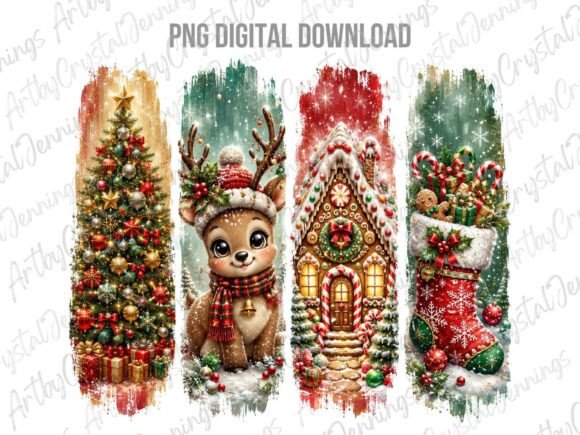 Download Christmas Holiday Watercolor Brushstroke - Stroke Collection