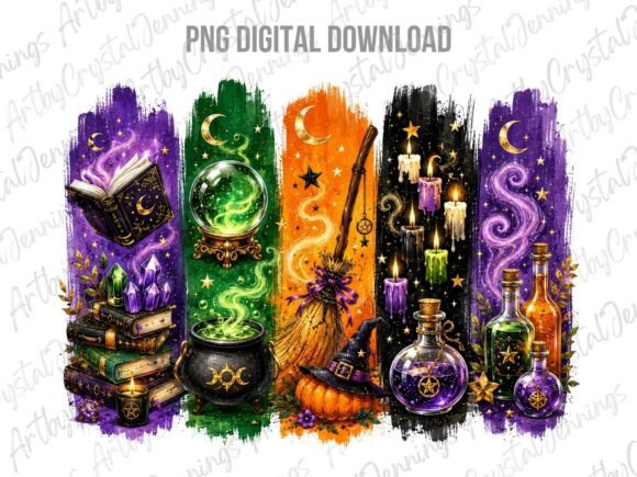Download Halloween Holiday Witch Brushstroke PNG - Stroke Collection