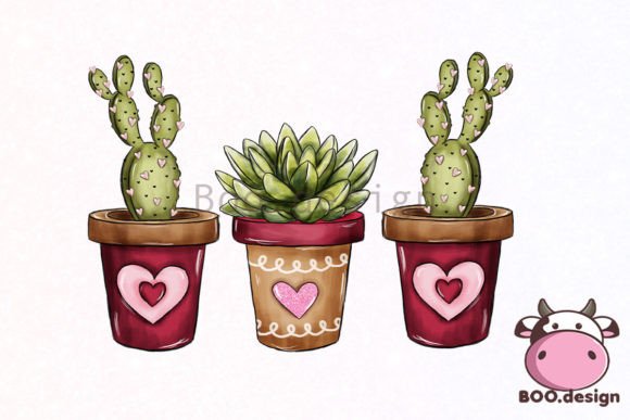 Download Cactus Valentine Sublimation PNG - Cactus valentine Collection